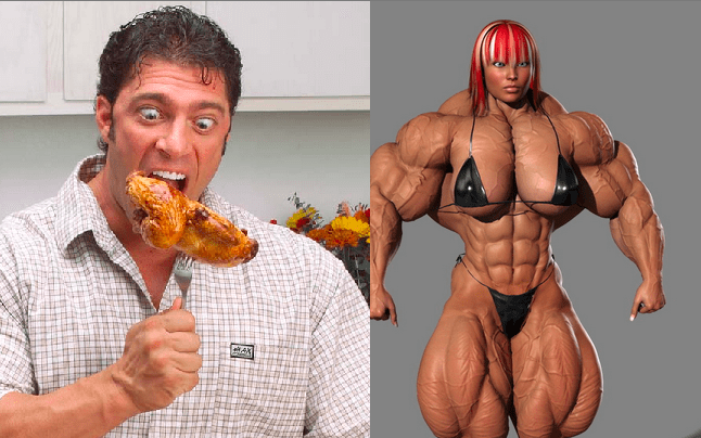 Bob Cicherillo eating a hot dog