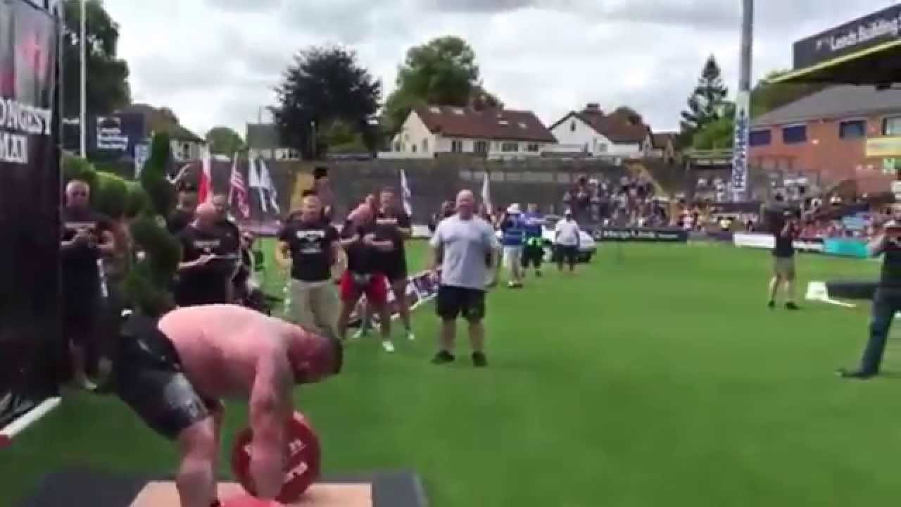 eddie hall just broke his own world record