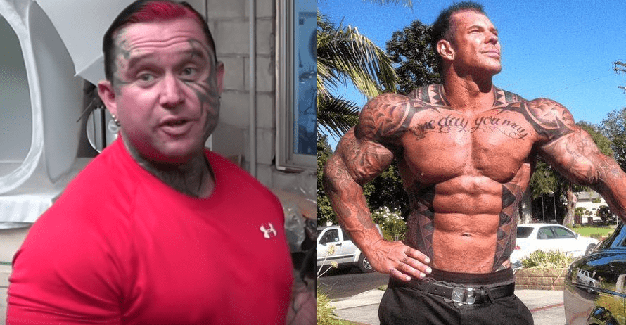 Lee Priest, Richard Eugene are posing for a picture