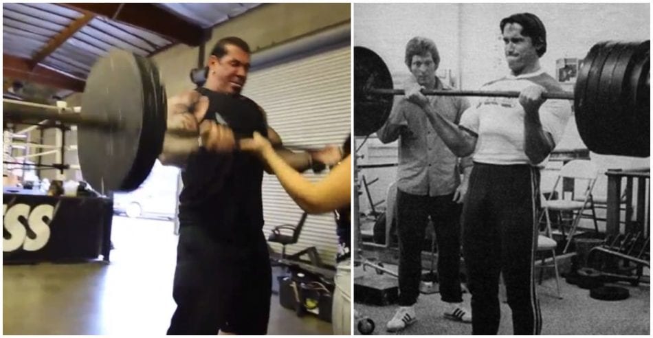 rich piana curling 2 plates like arnold