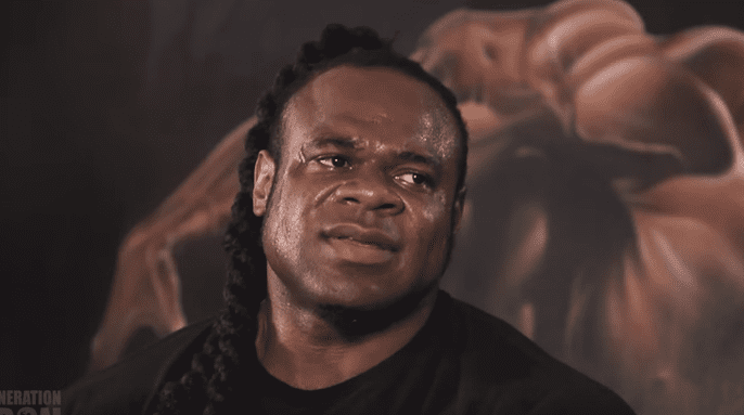 Kai Greene looking at the camera