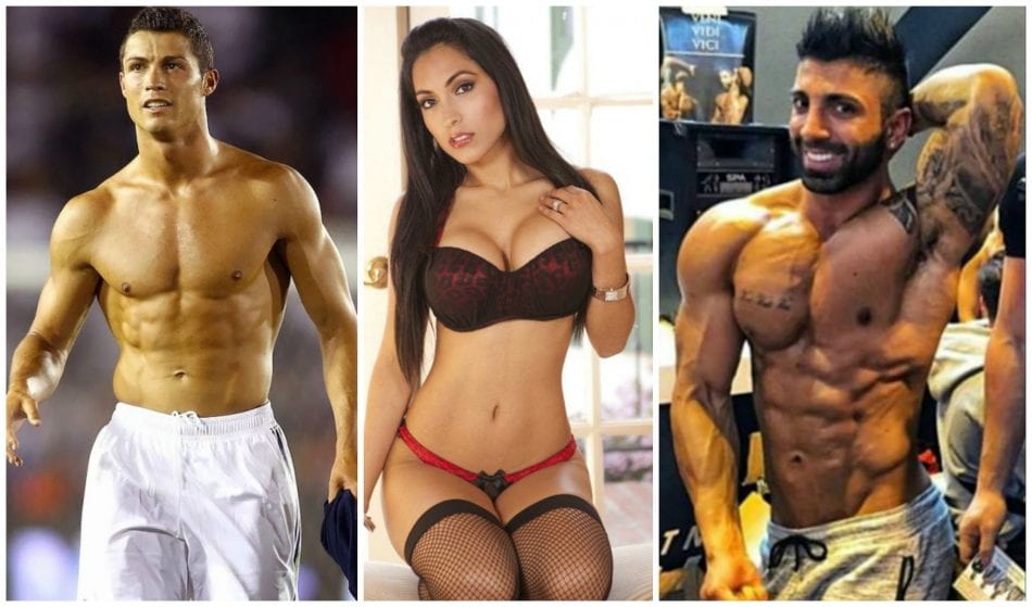 Cristiano Ronaldo et al. posing for the camera