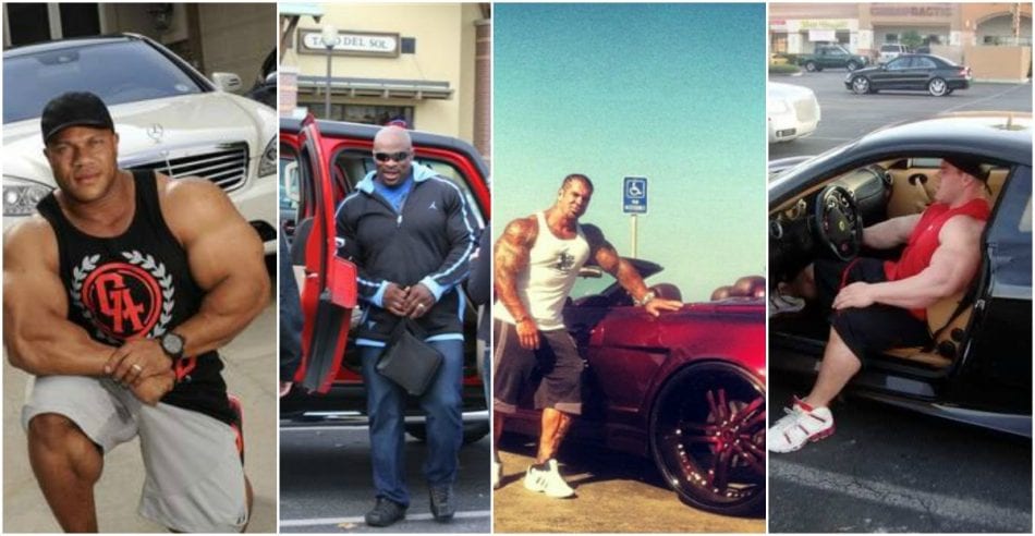 Of Phil Heath's, Jay Cutler's, Ronnie Coleman's, Rich Piana's and Arnold's Cars