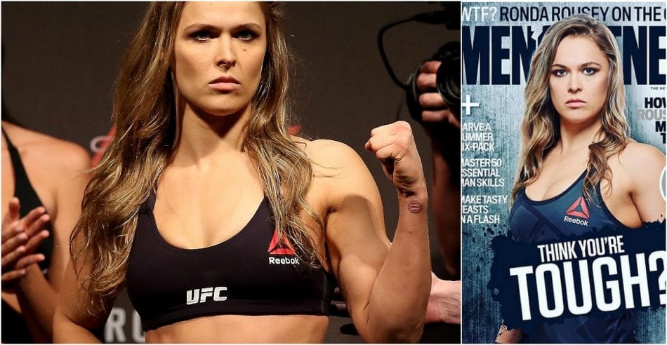 Ronda Rousey Becomes the First Ever Female to Be on the Cover of MEN'S FITNESS