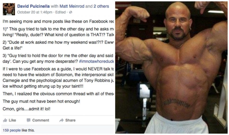 Bodybuilder Explains: "If I Were To Use Facebook As A Guide, I would NEVER Talk To Females"
