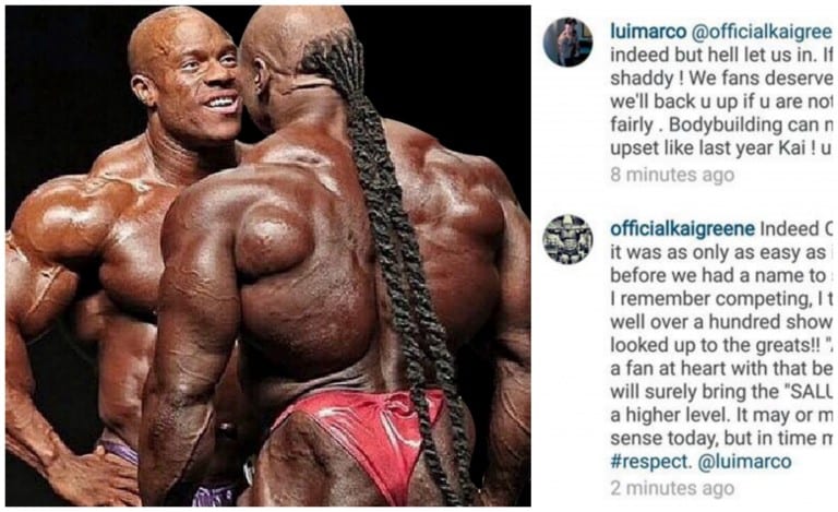 will kai greene compete at mr olympia