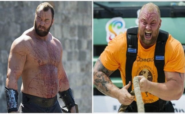 Hafthor Julius Bjornsson, Hafthor Julius Bjornsson are posing for a picture