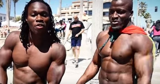 west african got shredded without weights and protein