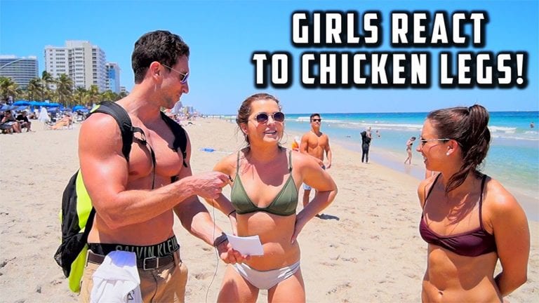 girls make fun of guy with small legs
