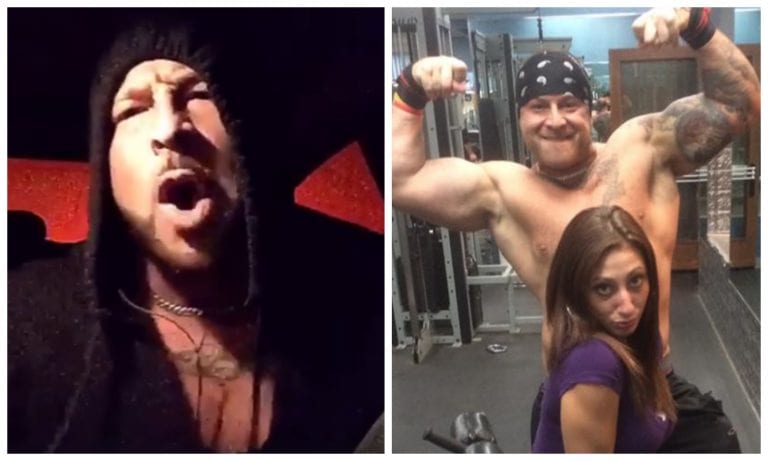 bodybuilder goes nuts