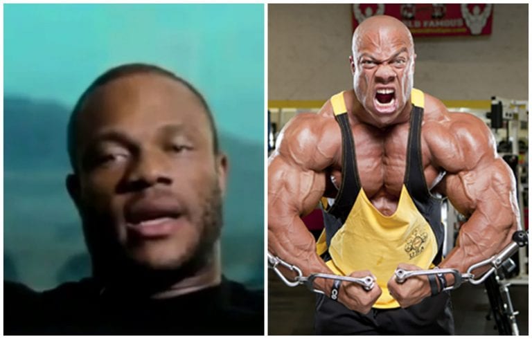Phil Heath, Phil Heath are posing for a picture