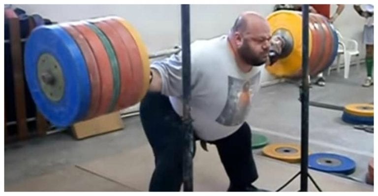 fat guy squats 685 lbs