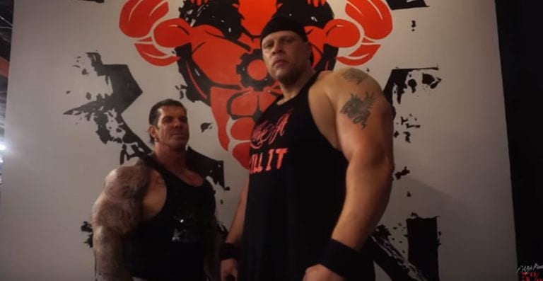 rich piana looking like a little dude with this guy