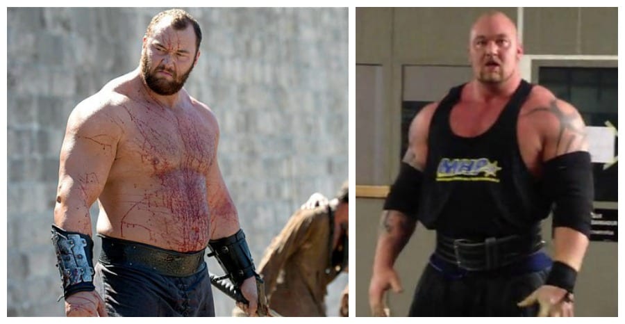 Hafthor Julius Bjornsson, Hafthor Julius Bjornsson are posing for a picture
