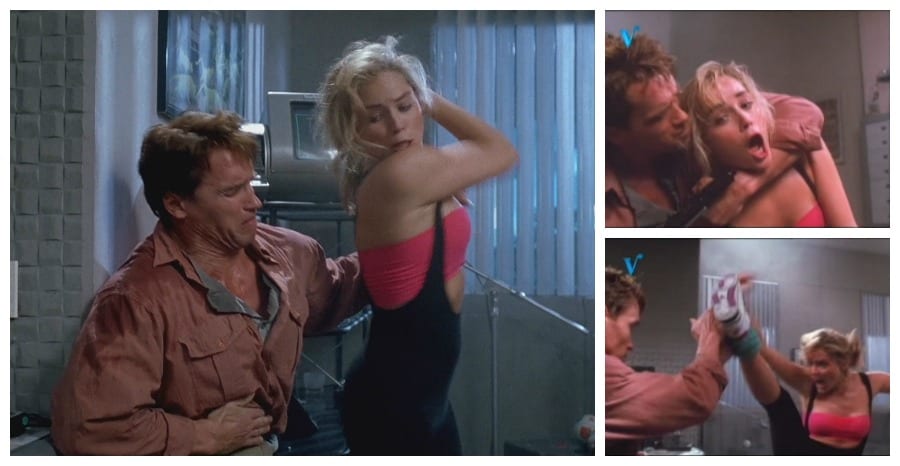 arnold with crazy hot chick