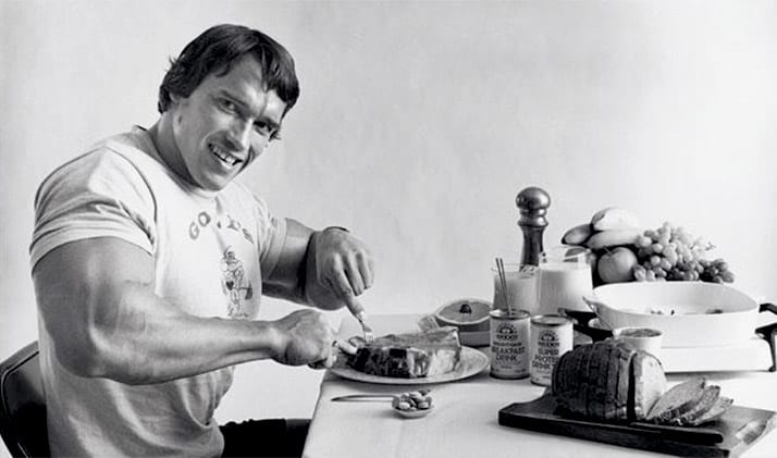 arnold schwarzenegger diet and workout plan