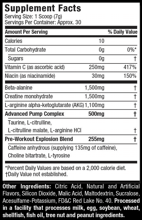 Six Star Explosion PreWorkout Review Read before wasting money