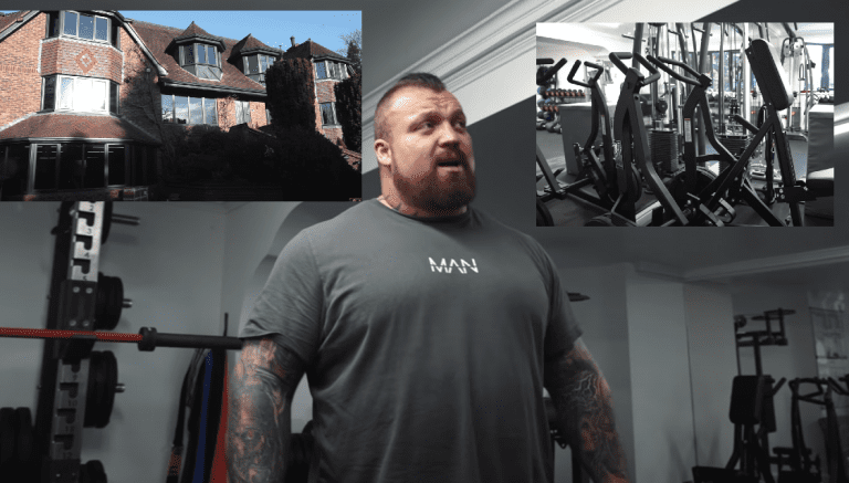 Eddie hall new home gym