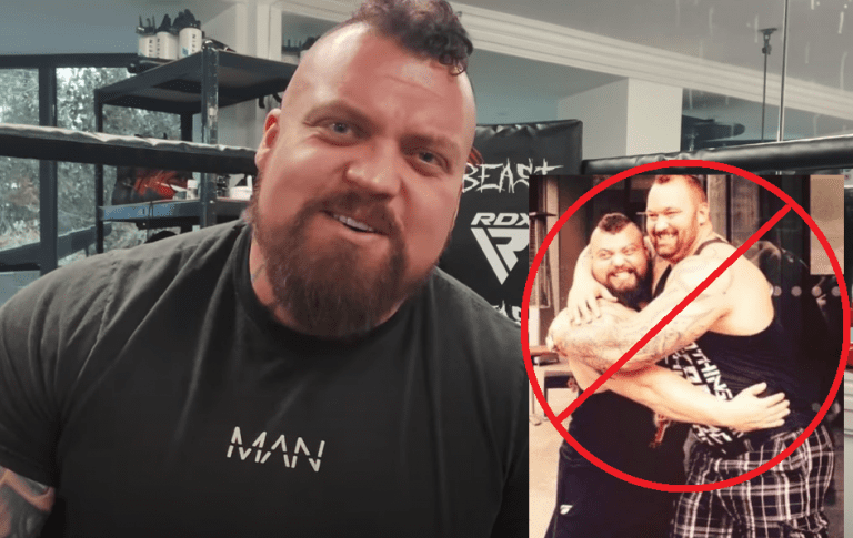 Eddie hall answering question about friendship with thor