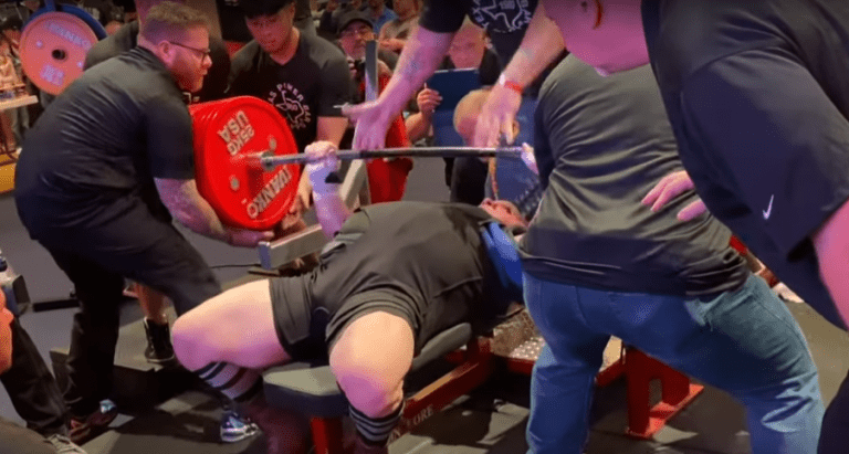 scot mendelson bench press attempt