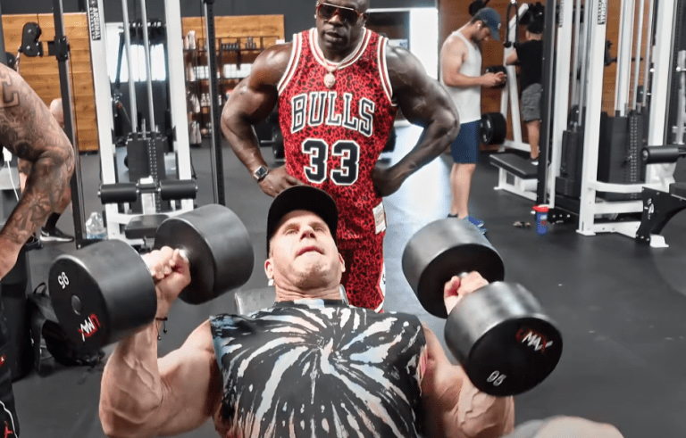 jay cutler training with kali muscle
