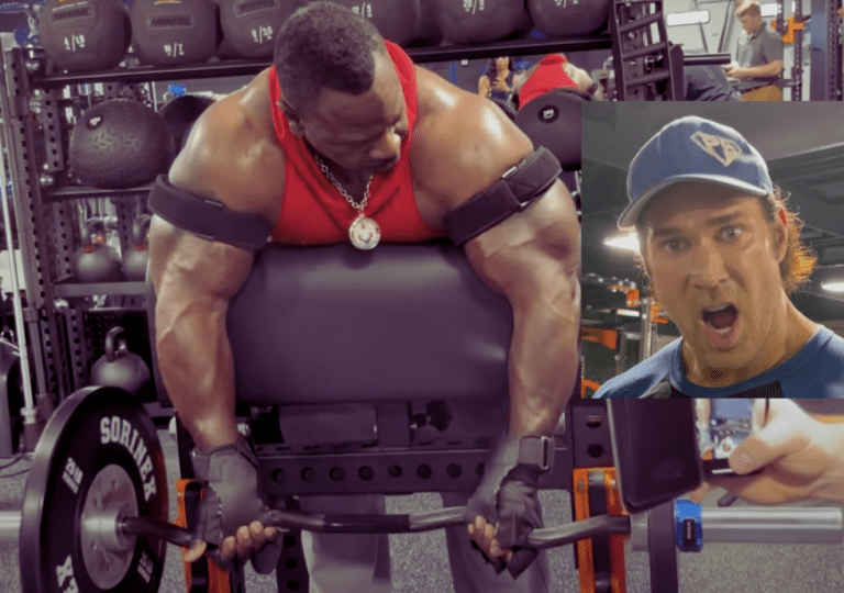 chef andre rush and mike o hearn bicep training