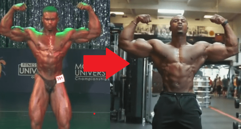 simeon panda chest and back workout