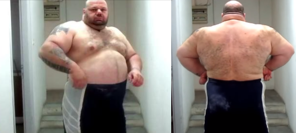 kyriakos grizzly posing