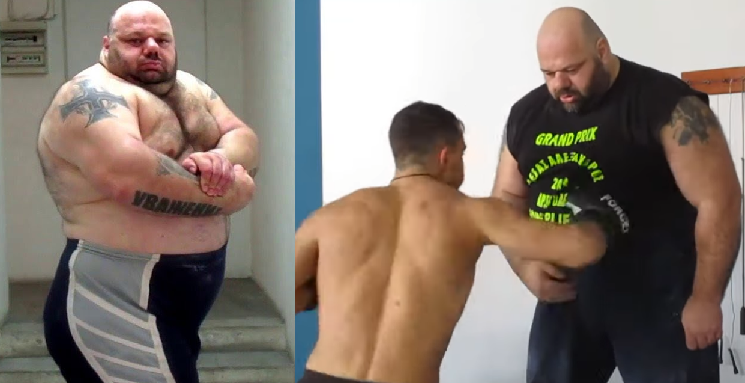 kyriakos grizzly punched in stomach