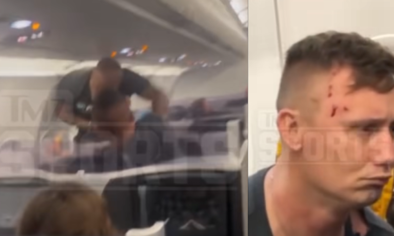 mike tyson punches on airplane