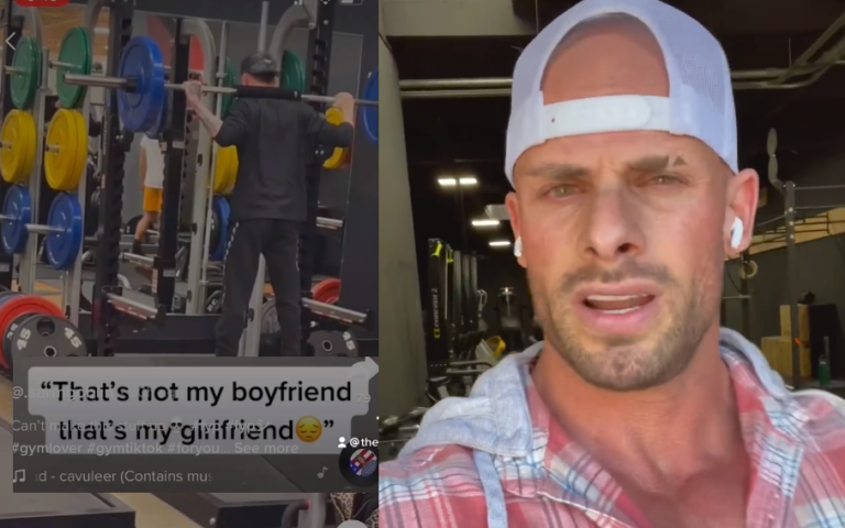 joey swoll responds to gym bully squat