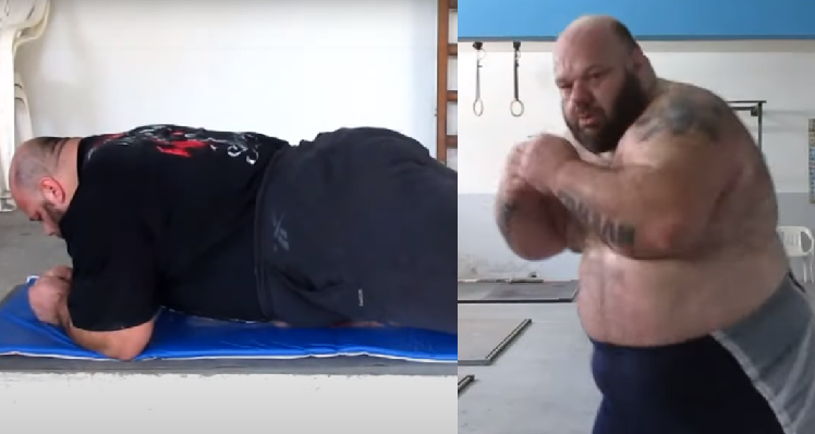 kyriakos grizzly abs training