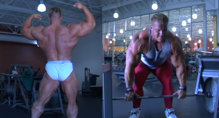 jay cutler back workout