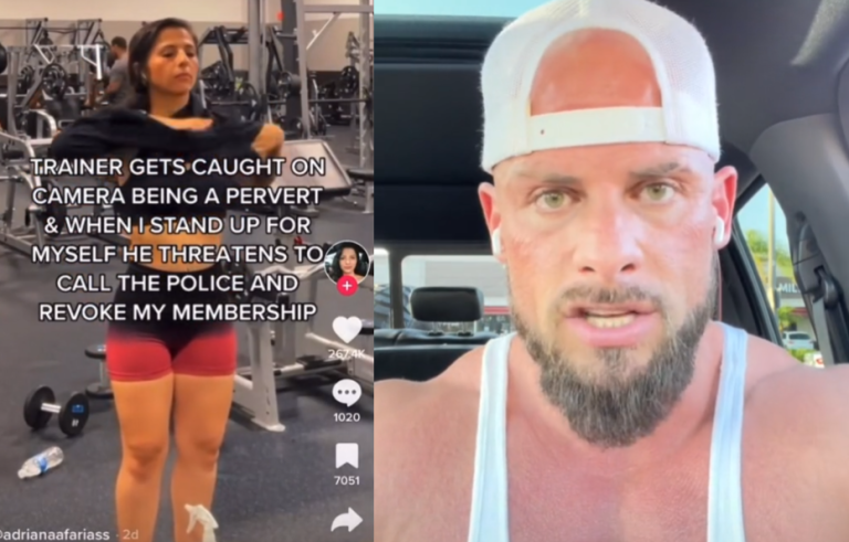 woman calls a man a pervert
