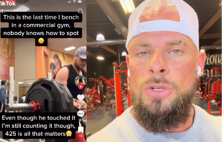 joey swoll responds to a lifter that roasted his spotter