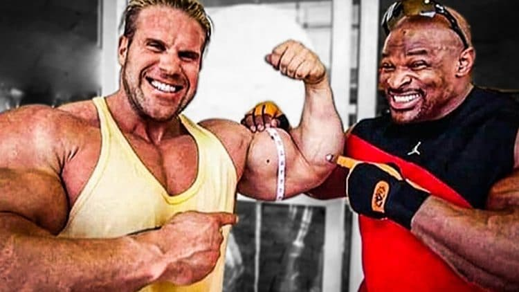 ronnie and jay measuring arms