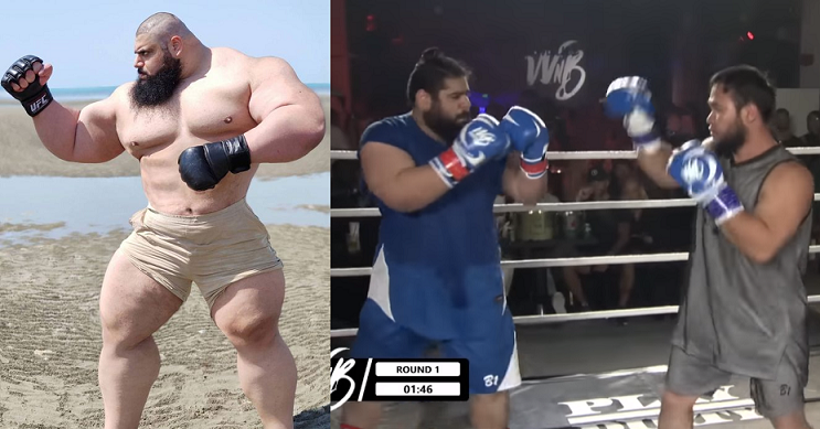 Iranian Hulk vs Kazhak titan