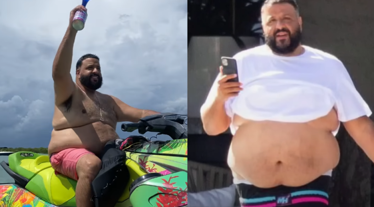 dj khaled physique