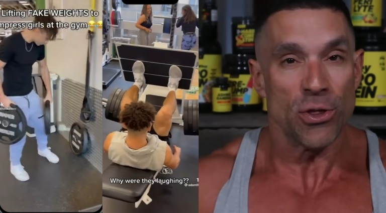 greg doucette roasts a lifter using fake plates