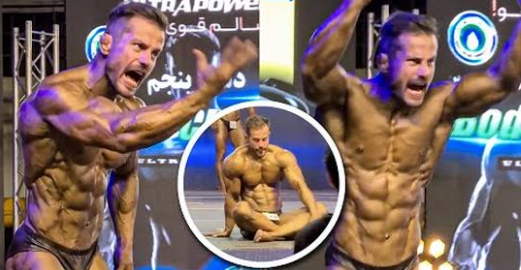 iranian bodybuilder freakout