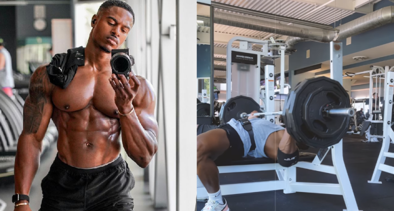 simeon panda bench press