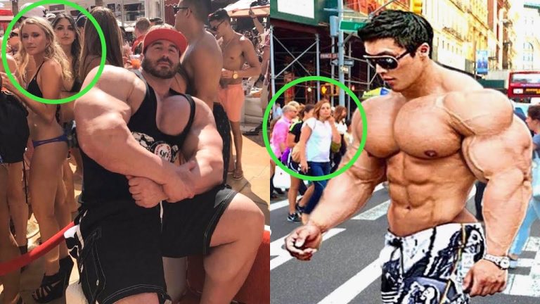 when bodybuilders go outside