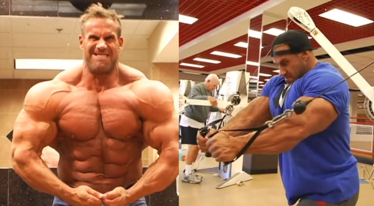 jay cutler upper body workout