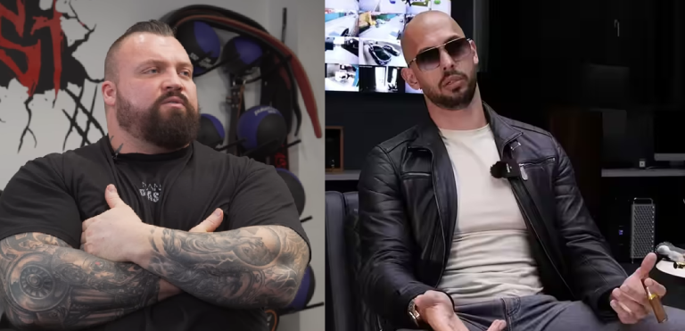 eddie hall talks about andrew tate