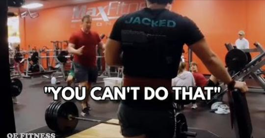 father gets mad at deadlifter slamming