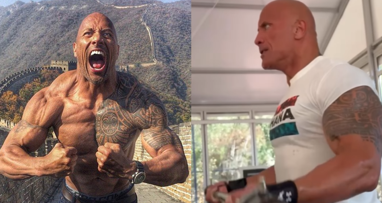 the rock biceps
