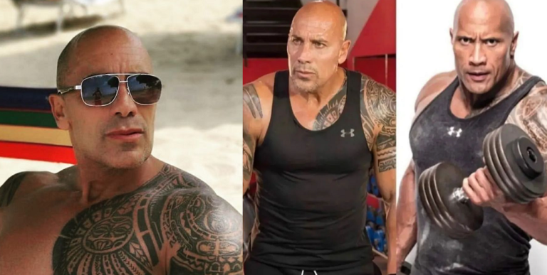 the rock lookalike