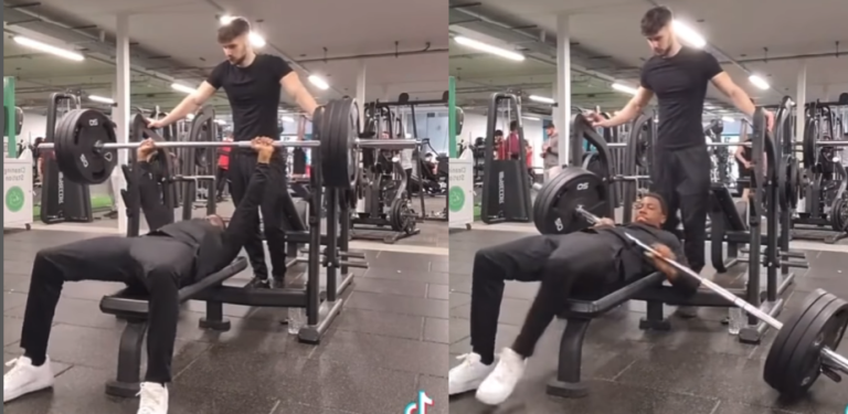 bench press fail spot