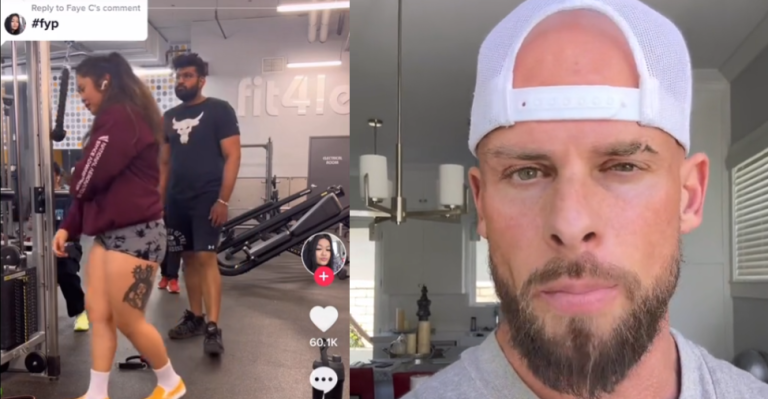 bodybuilder throws temper tantrum