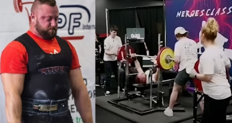powerlifter identifies as she